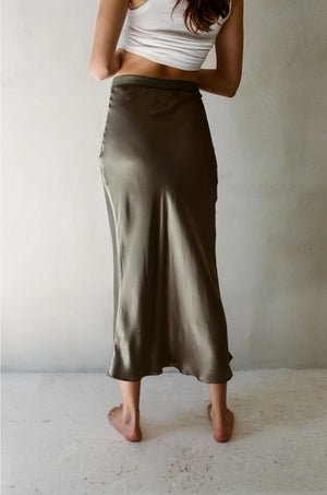 Kimberly Satin Skirt