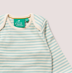 Organic Baby Bodysuit - Arctic Stripes