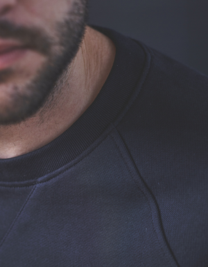 Organic Cotton Sweatshirt - Dark Charcoal