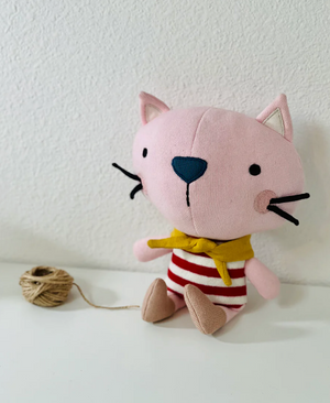 Remi Cat Knit Stuffed Animal