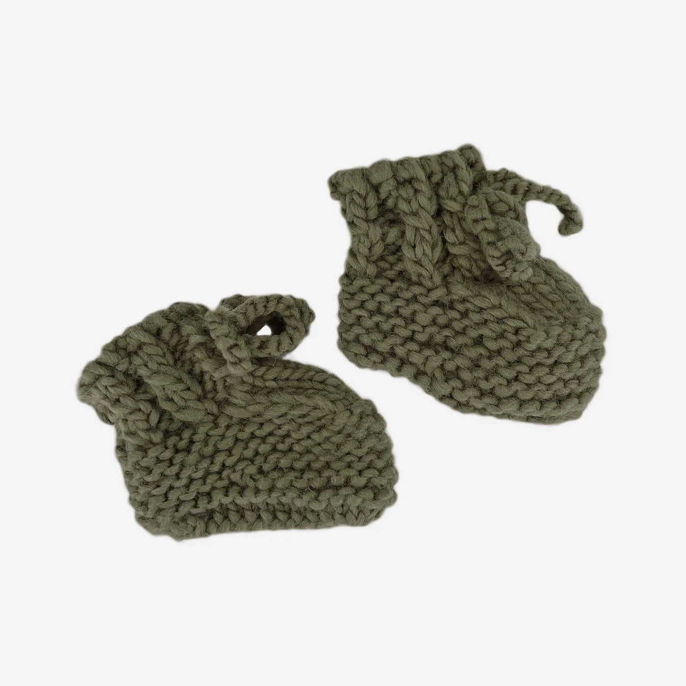Classic Hand Knit Booties
