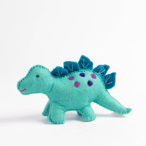 Felt Blue Baby Dinosaur