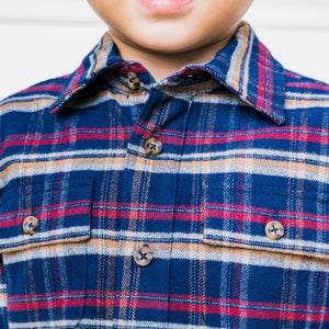 Flannel Flap Pocket Shirt