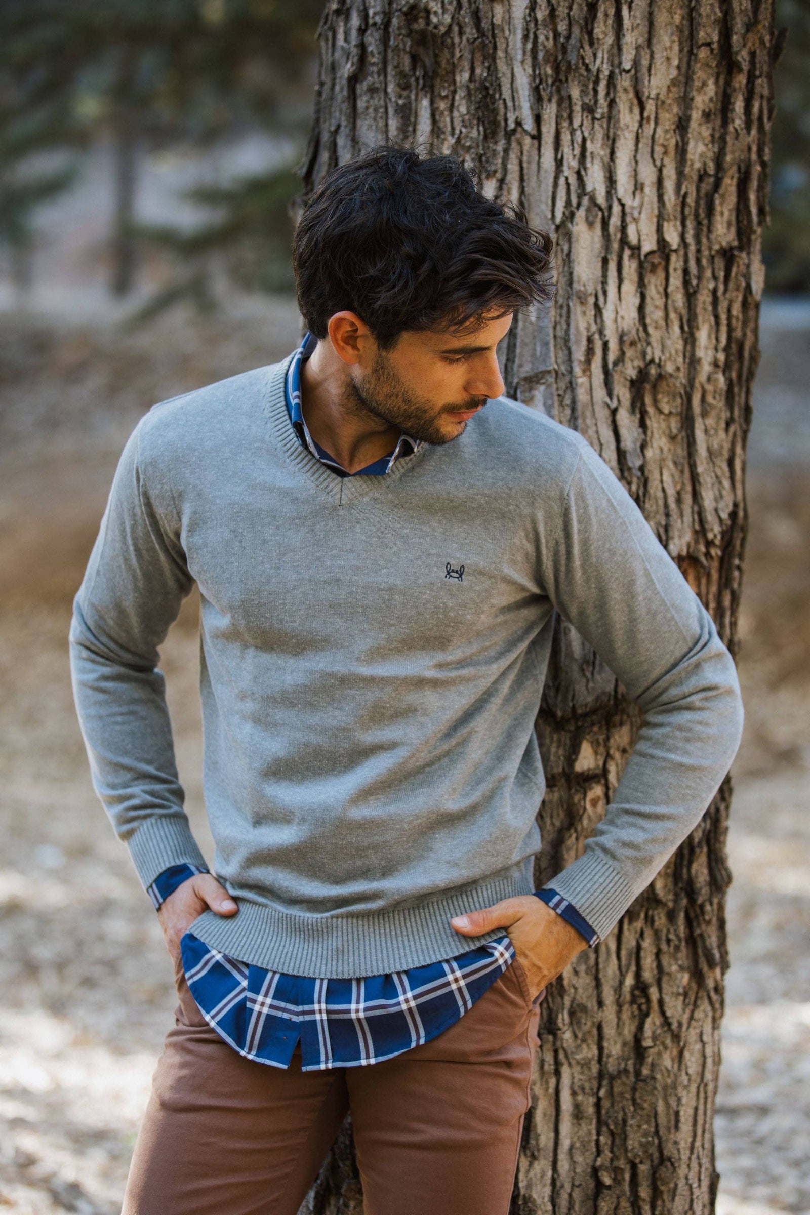 Jake Crewneck Sweater - Heather Grey