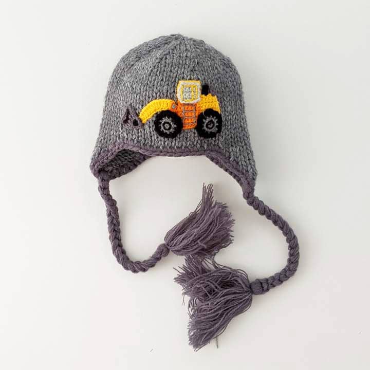 Digger Backhoe Beanie Hat