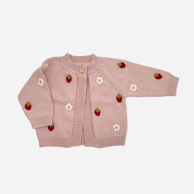 Strawberry Cardigan