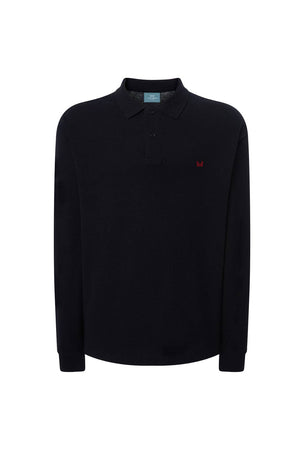 Patrick Long Sleeve Polo - Black