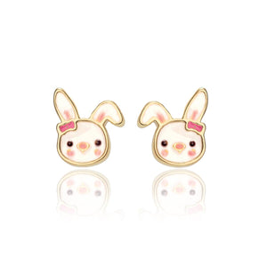 Bouncy Bunny Cutie Stud Earrings