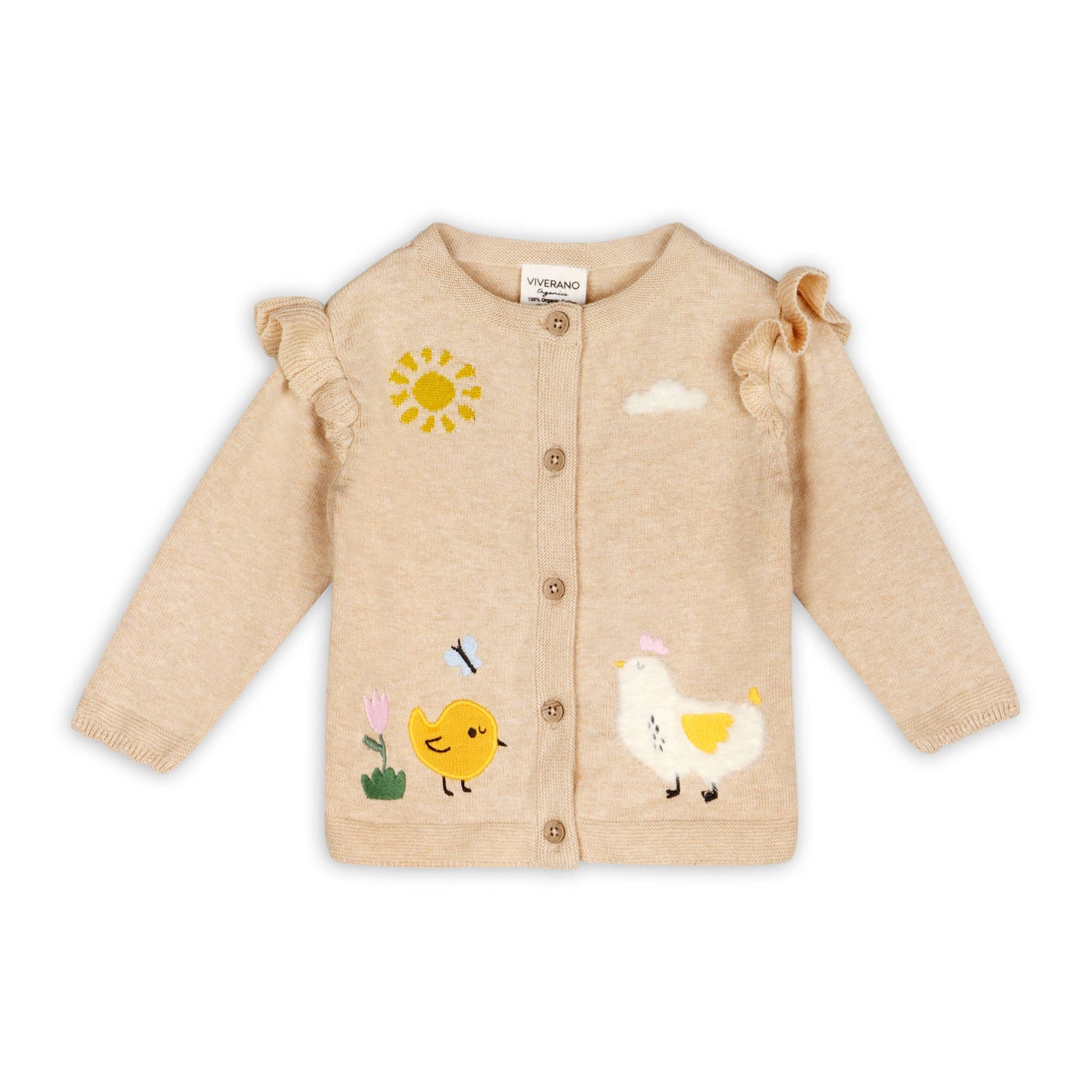 Chicken Baby Cardigan (Organic)