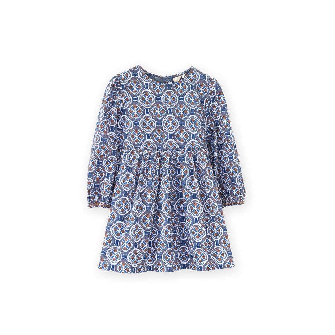Phoebe Dress | Blue Mosaic