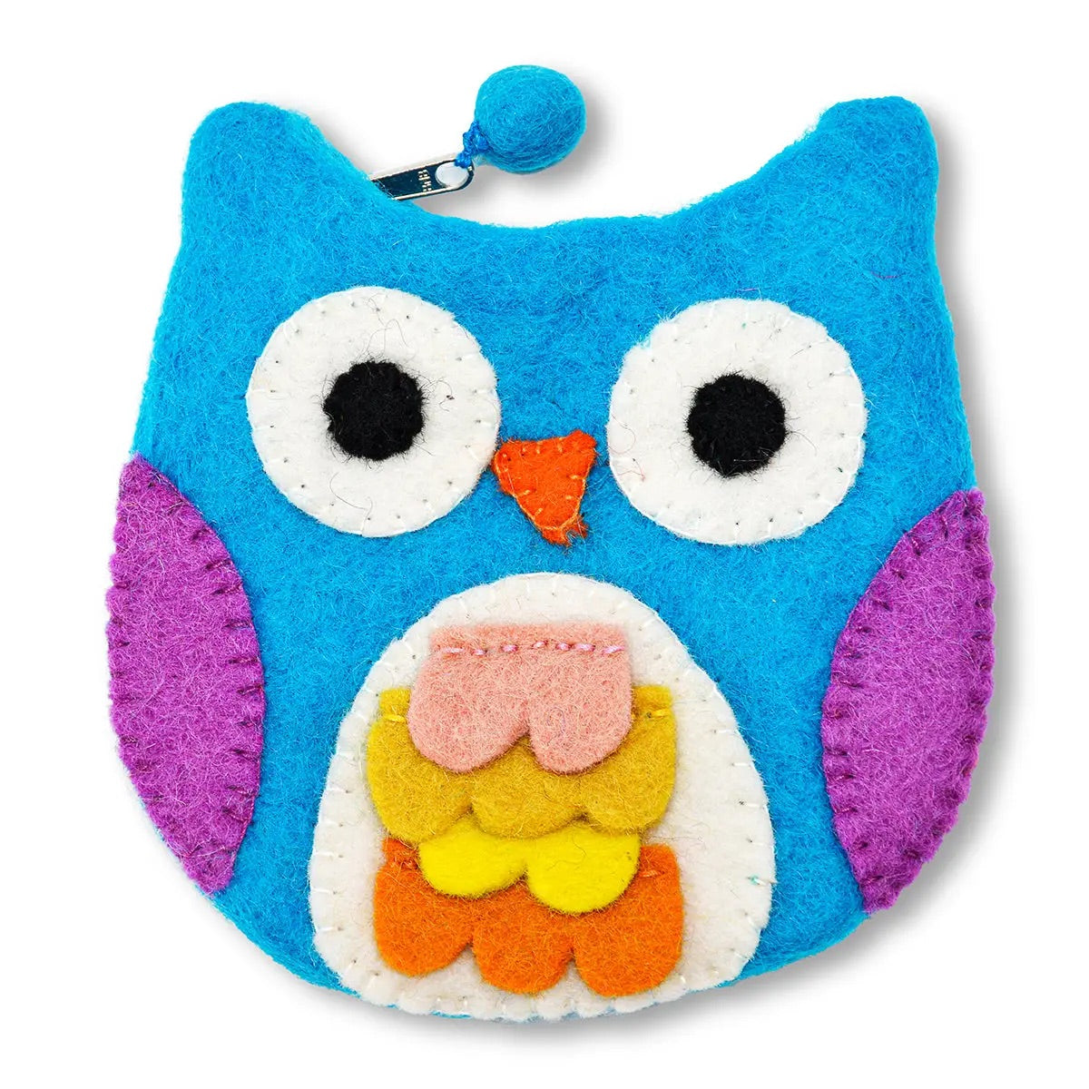 Hand Felted Coin Pouches - Owl