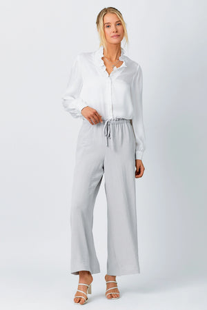 Gwyneth Textured Pant - Grey