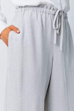Gwyneth Textured Pant - Grey