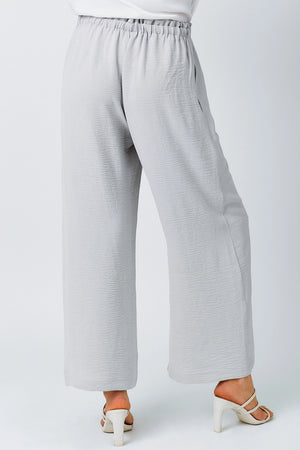 Gwyneth Textured Pant - Grey