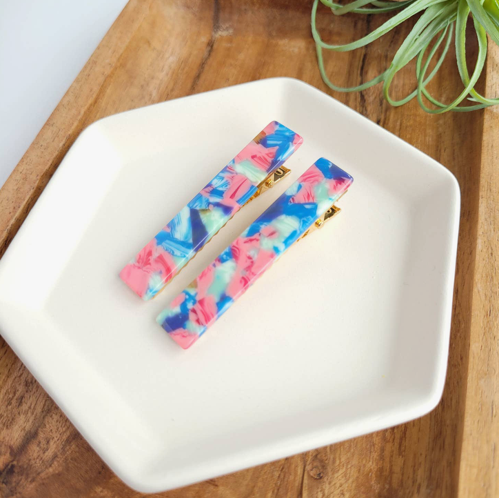 Eleanor Hair Clips - Icecream