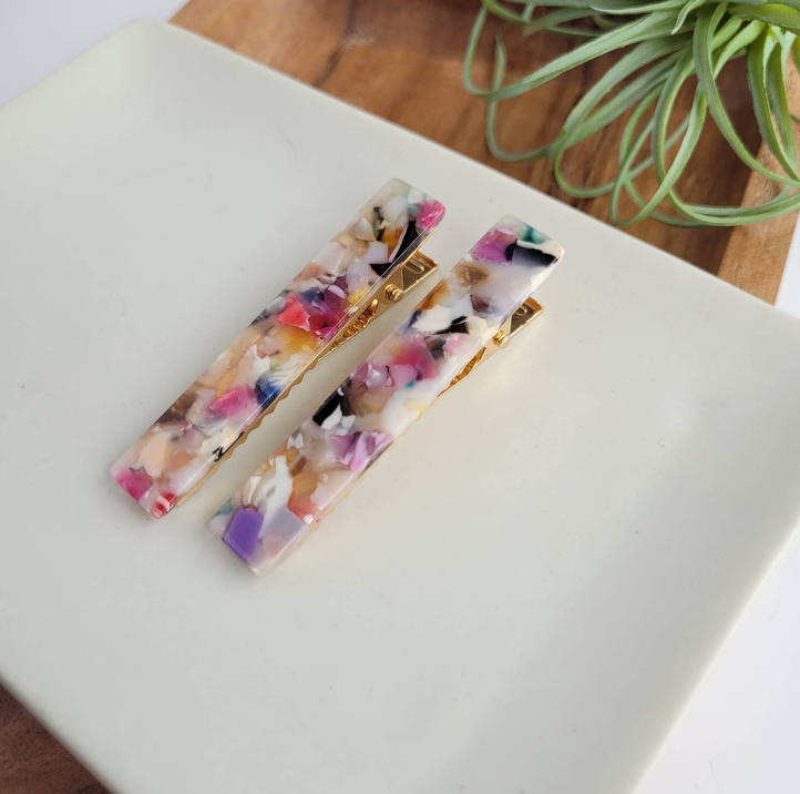 Eleanor Hair Clips - Multicolor