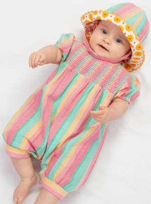 Rainbow Sherbert Romper