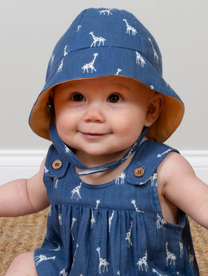 Reversible Giraffe Sunhat