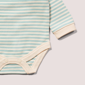Organic Baby Bodysuit - Arctic Stripes