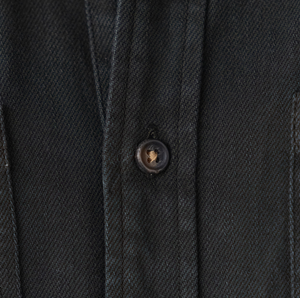 Cotton Denim Shirt - Dark Charcoal