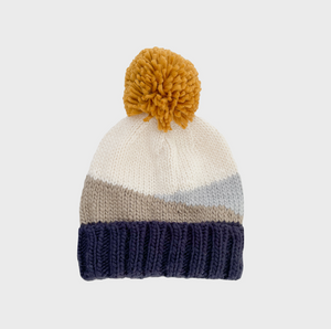 Sunset Knit Hat - Navy