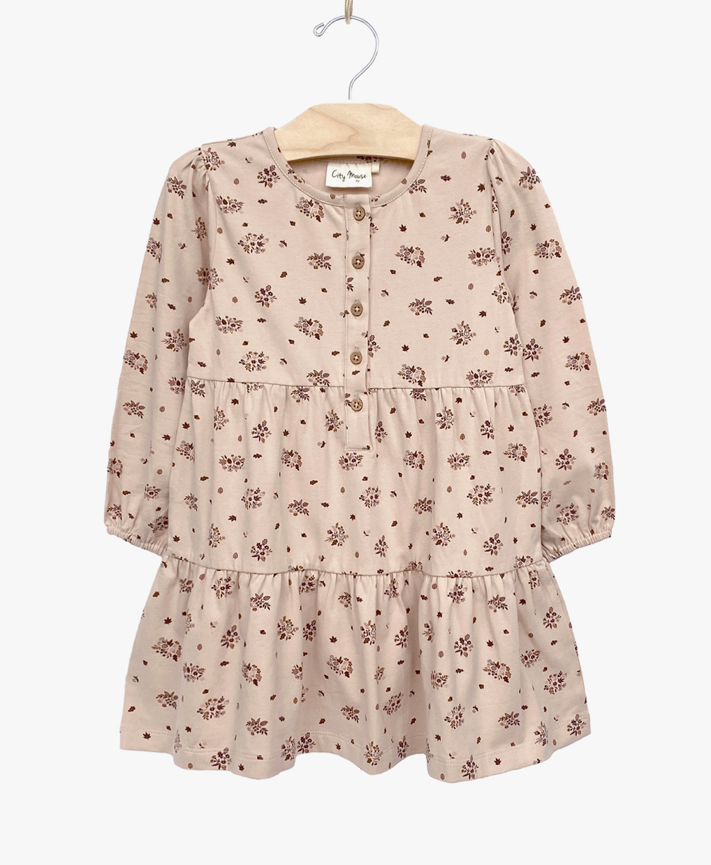 Fall Floral Henley Dress