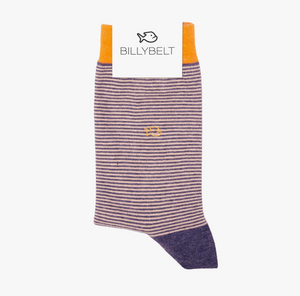The Classy Striped Combed Cotton Socks