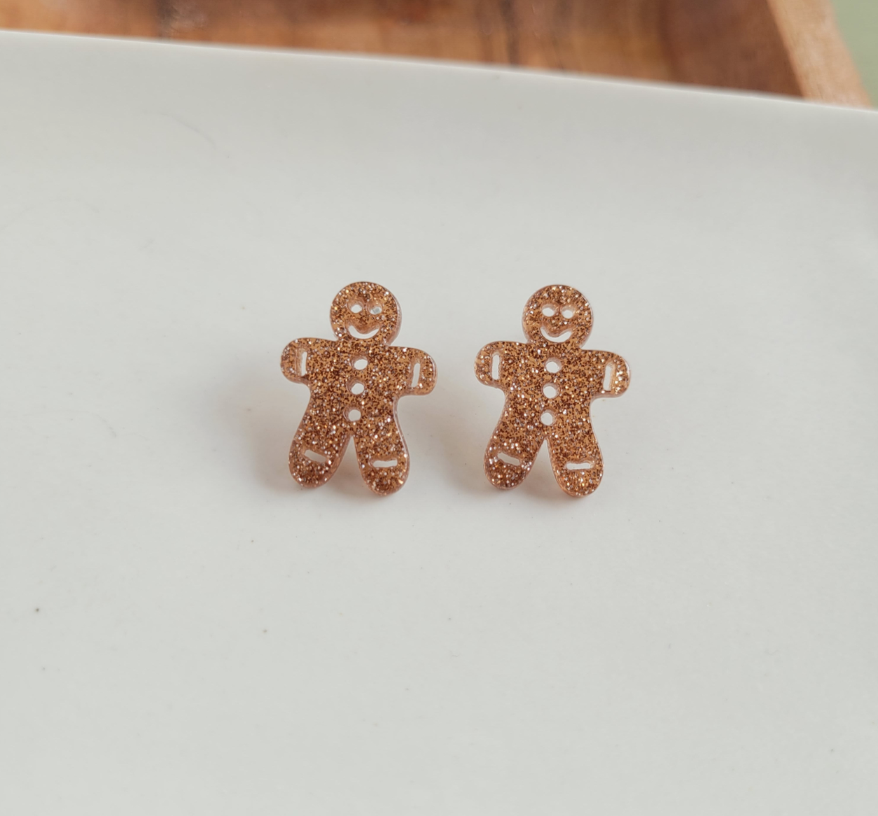 Gingerbread Cookie Studs