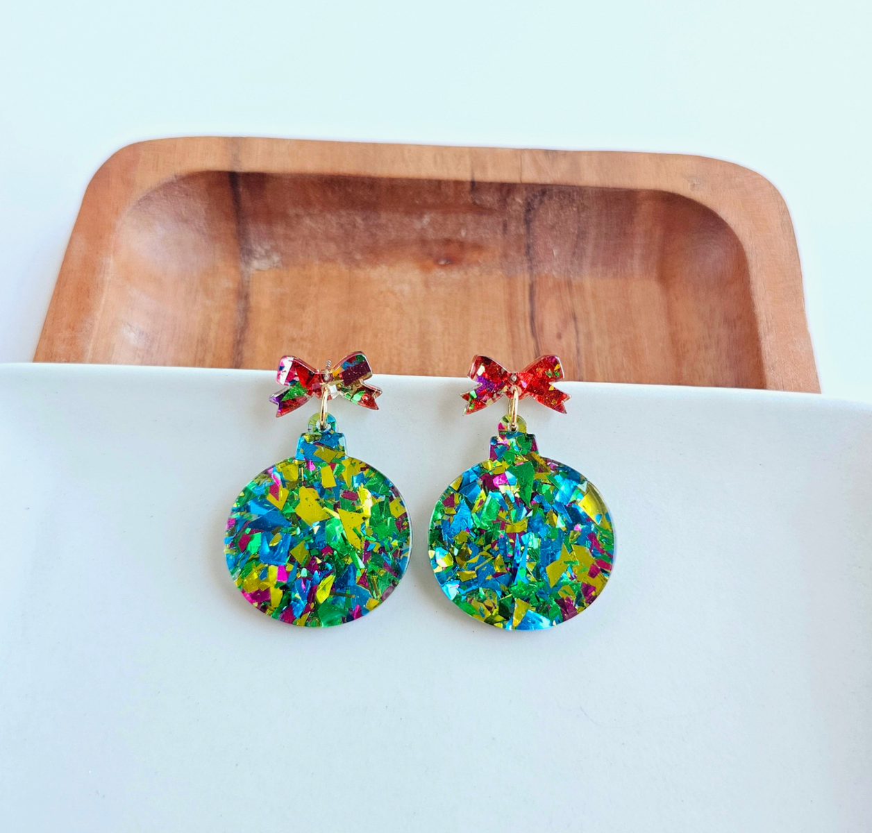 Sparkle Ornament Studs