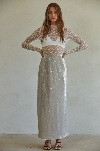 Cher Sequin Skirt