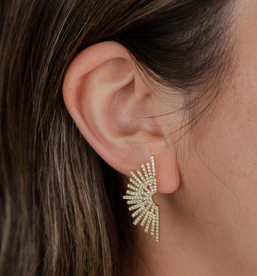 Celestial Sunburst Earrings