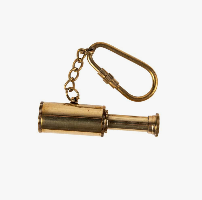 Looking Ahead Telescope Keychain