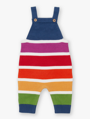 Rainbow Knit Overalls