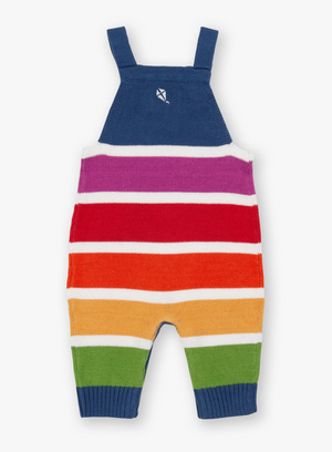 Rainbow Knit Overalls