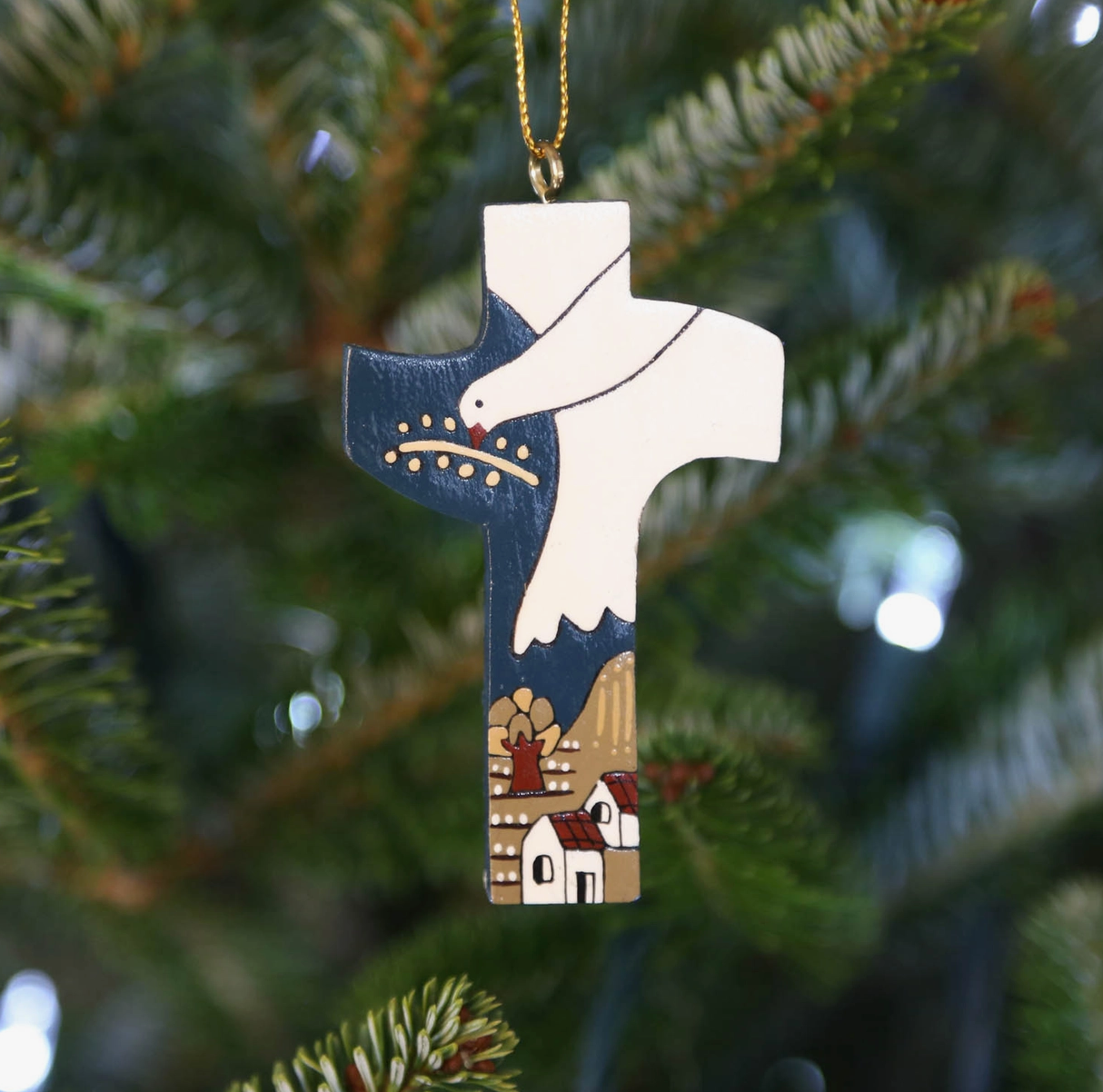 Descending Dove Ornament