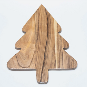 Christmas Tree Cheese Board - Acai Wood