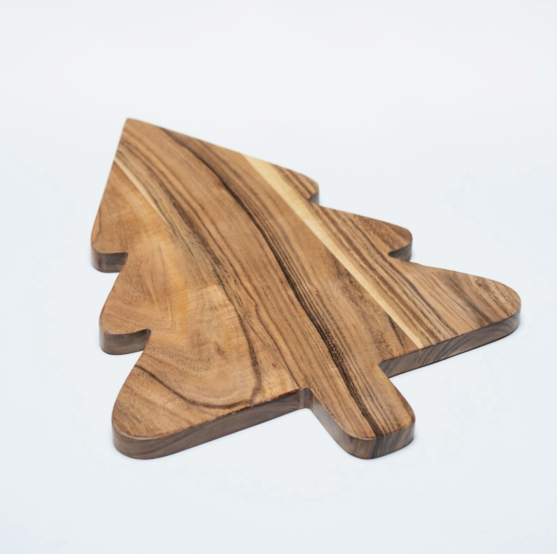 Christmas Tree Cheese Board - Acai Wood