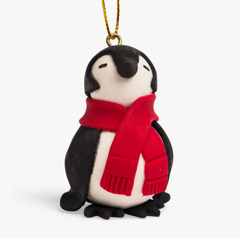 Handmade Penguin Ornament