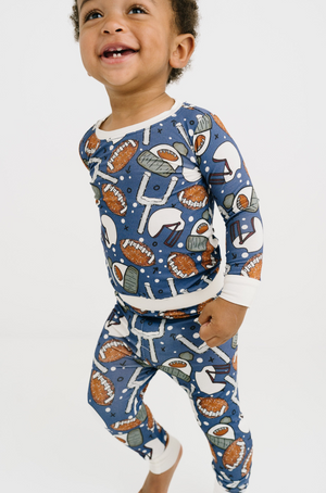 Winter Football Bamboo Sleep Set