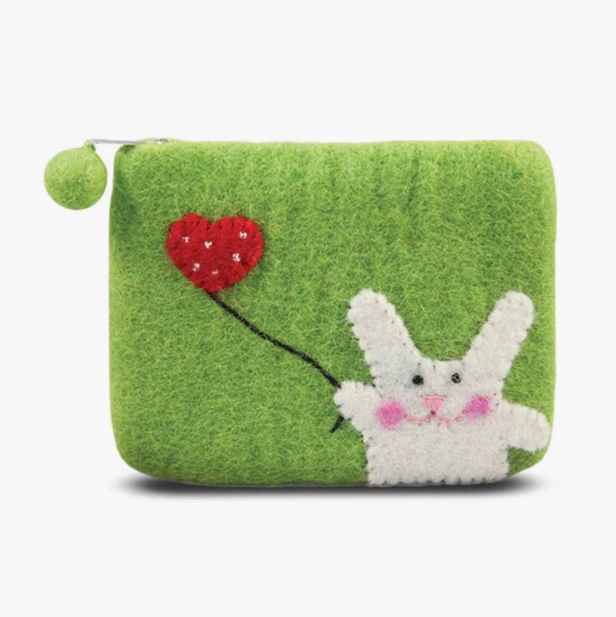 Hand Felted Coin Pouches - Bunny Love