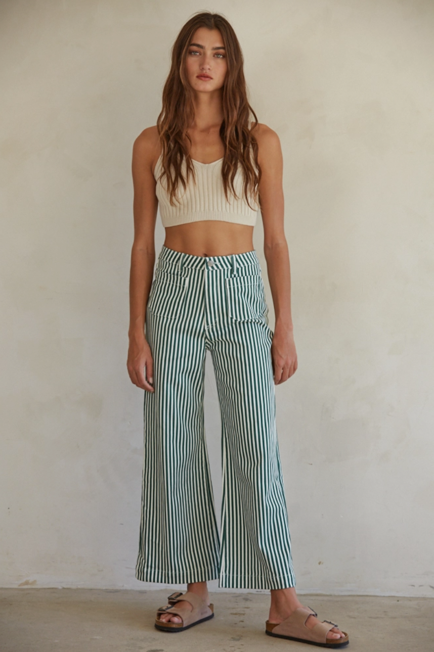 Taylor Striped Wide Leg Pants