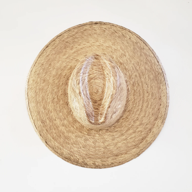 Cowgirl Palm Leaf Wide Brim Hat
