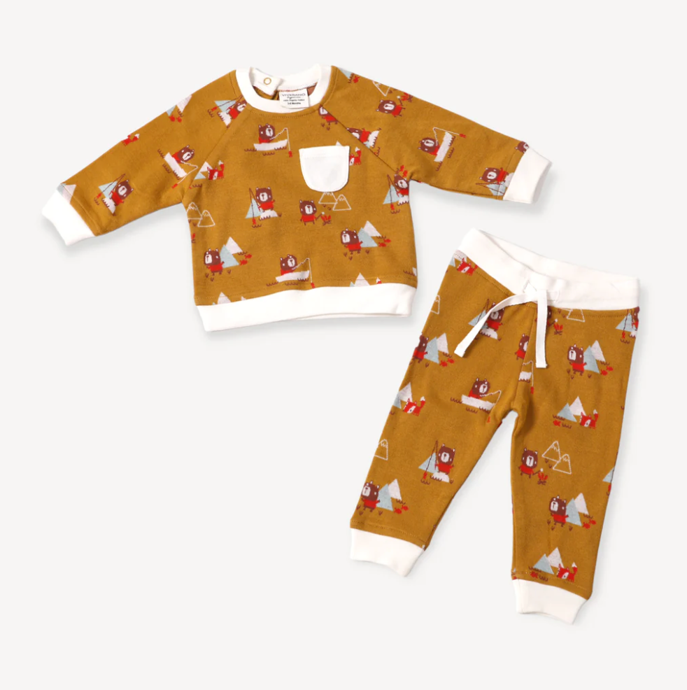 Camping Bear & Fox Jogger Set