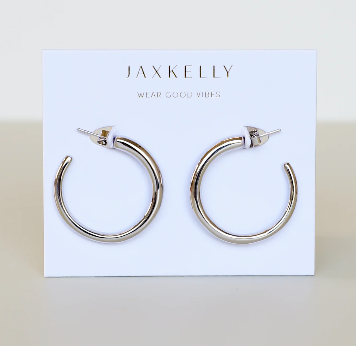 Everyday Hoop Earrings - Silver