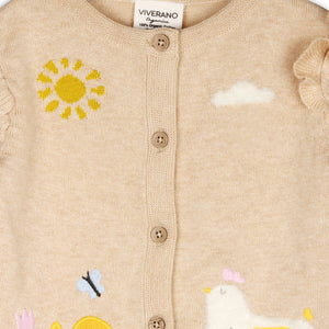 Chicken Baby Cardigan (Organic)