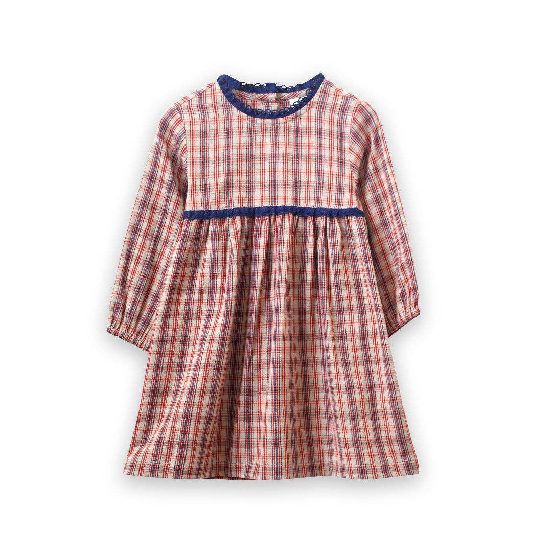 Priya Lace Trim Dress | Lille Check