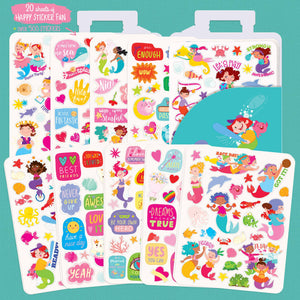 500+ Stickers On-the-Go Team Mermaid