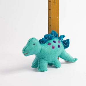 Felt Blue Baby Dinosaur