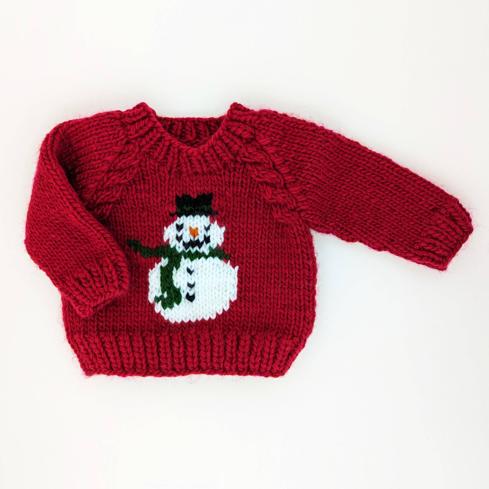 Frosty Snowman Ruby Crew Neck Sweater Baby & Toddler