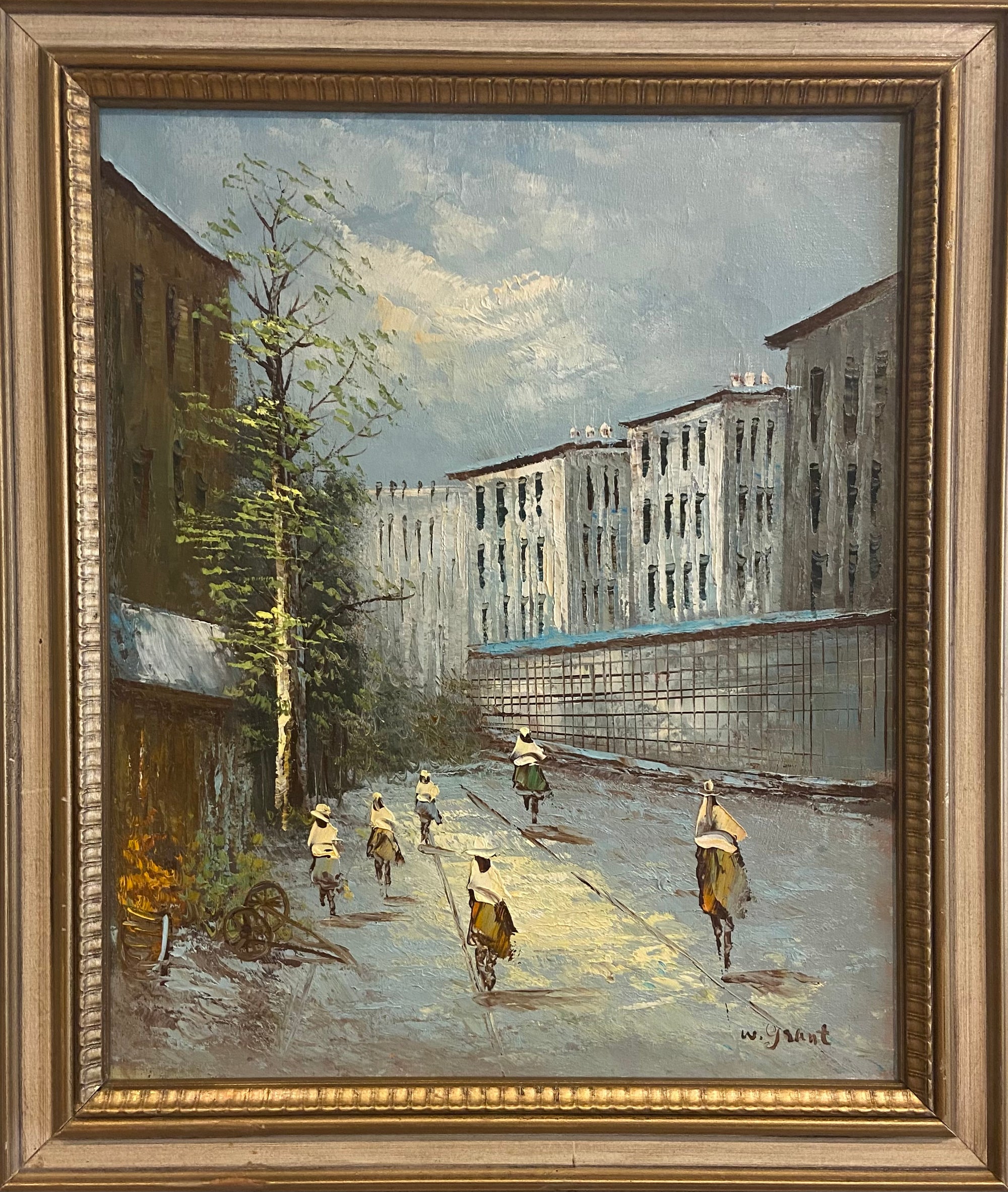 Street Scene Painting - W Grant